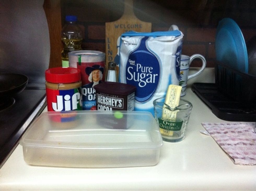 Everything you need and also a pan.
