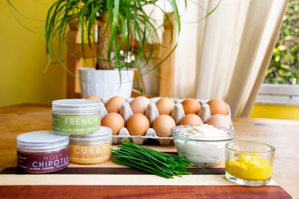 Everything you need. This is one of our favorite summer BBQ treats - especially because we can make them with 8 unique flavors. This one is made with our French blend, but Smokin' Chipotle is amazing!