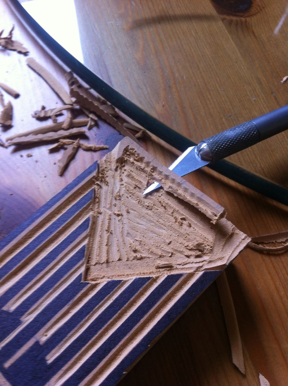 exactos are also great for clearing large areas of unwanted linoleum.