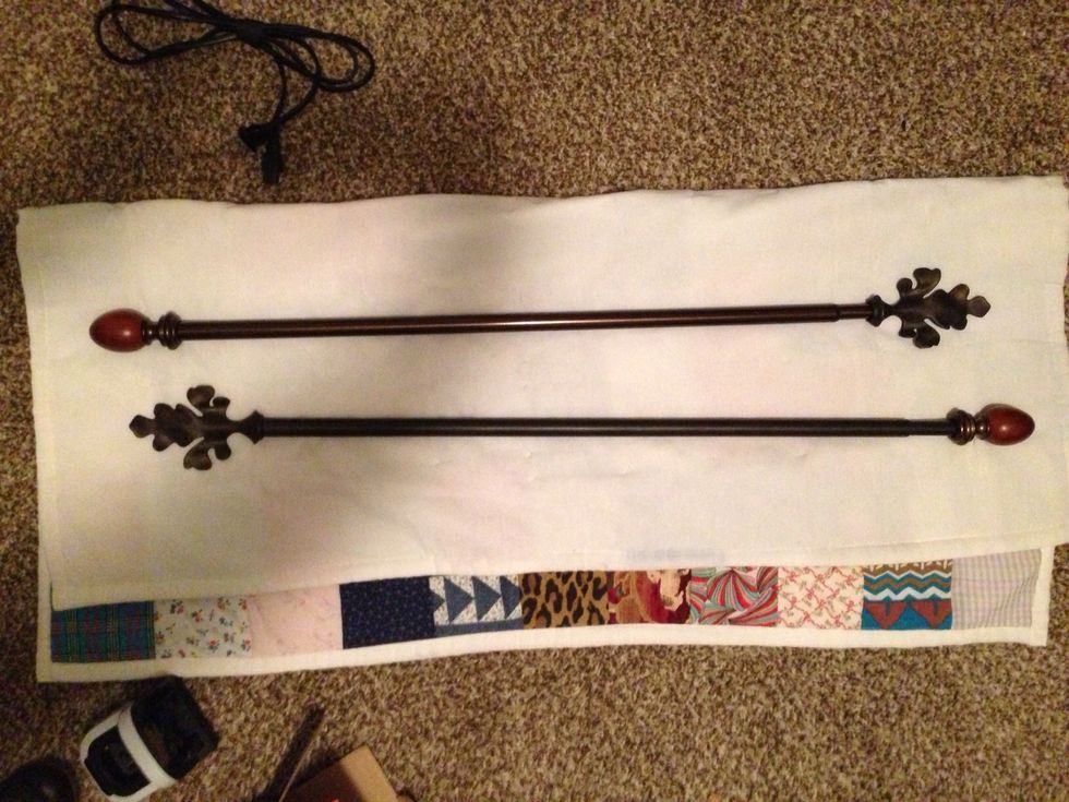 Examine final product and try to vision if this will work with your room/decor. I decided I was going to position them like to resemble arrows facing towards each other.