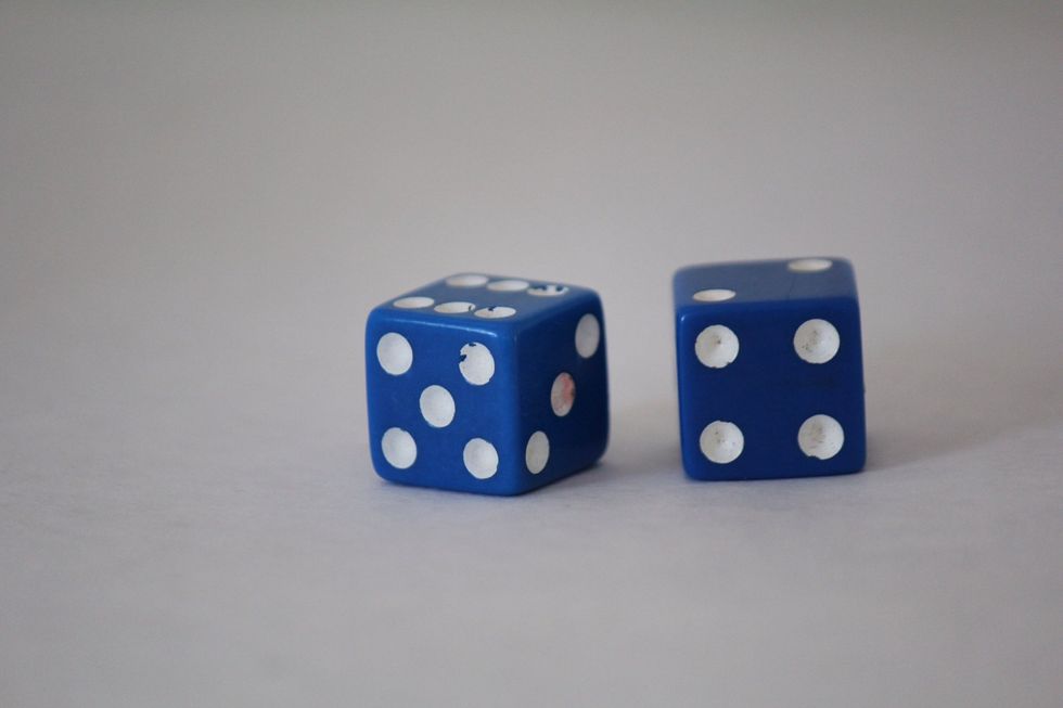 Example 6 (my little brother insisted I take photos of his dice)