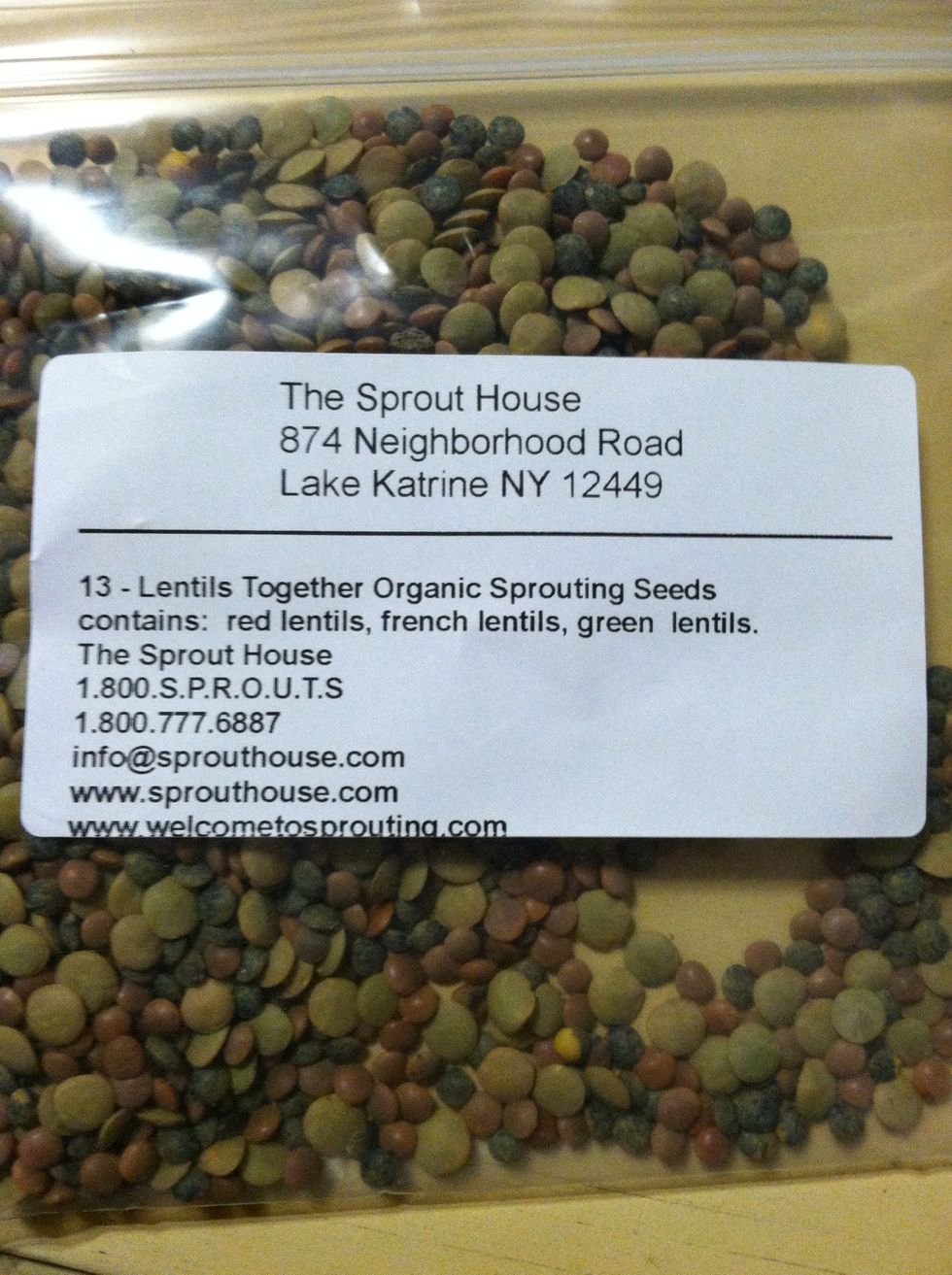 Example of what the package looks like.