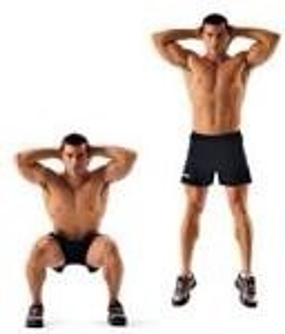 Exercise 1 : Jump Squats Reps - 15