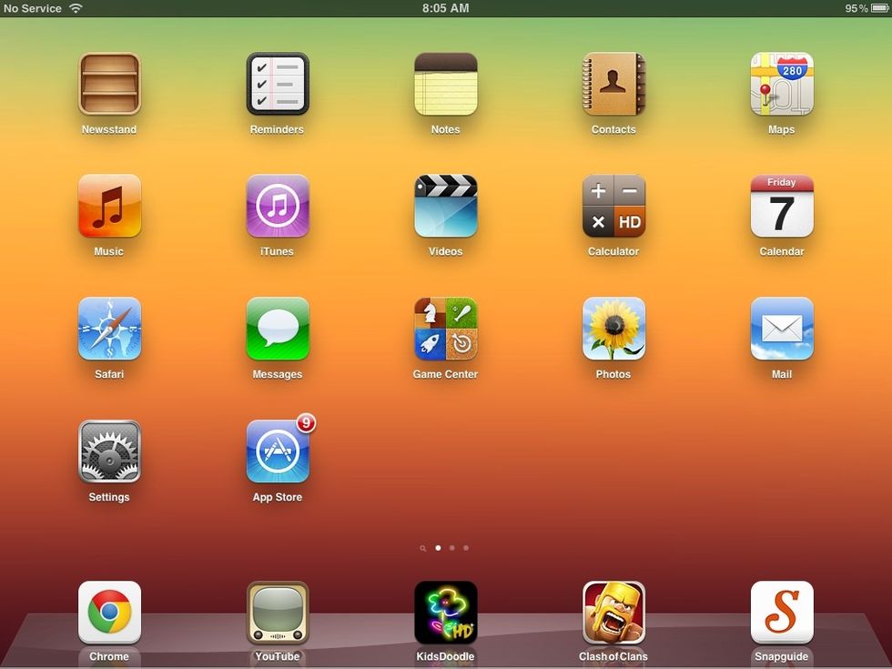 Exit to home screen and double tap the button thing take minecraft away