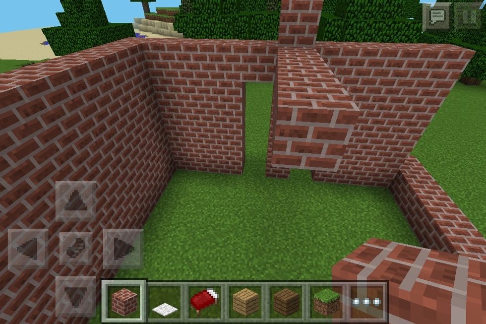 Expand you mark out. It will be the roof (and floor)