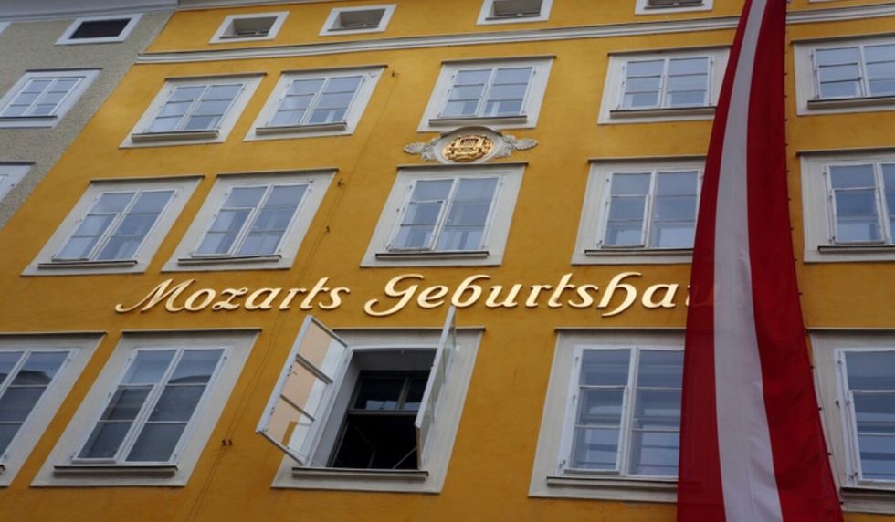 Exploring Mozart's birthplace