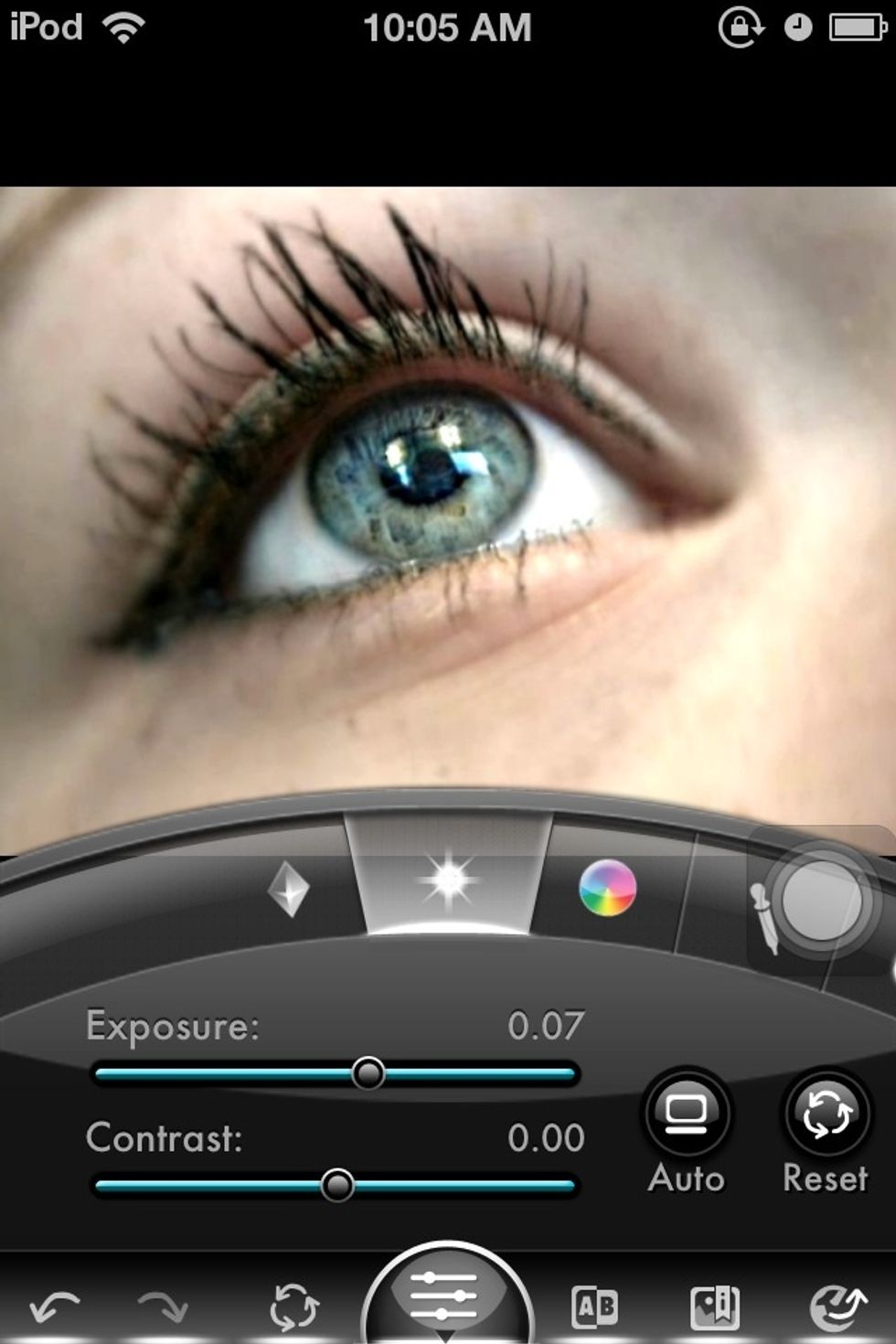 Exposure: I chose to keep it about the same, as with Contrast. But each photo will be different