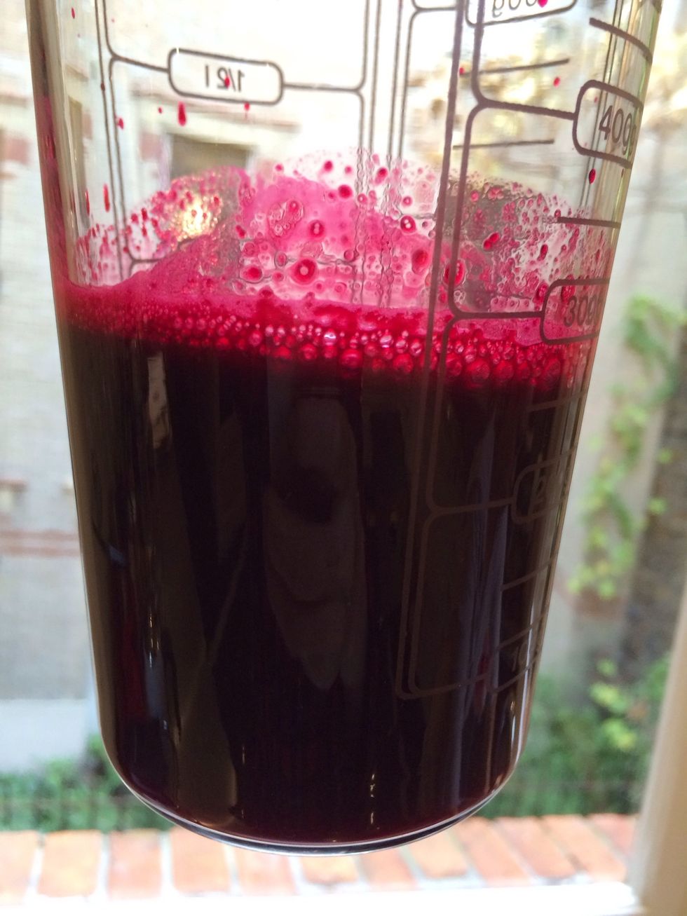 Extract the juice of 6-7 raw beetroot. Amazing color