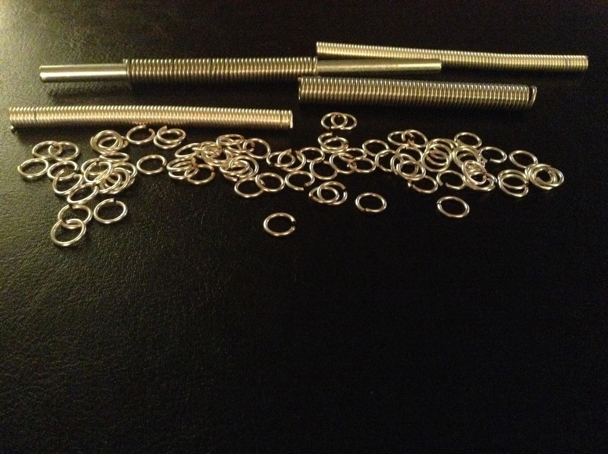 How to make chainmail jump rings B+C Guides
