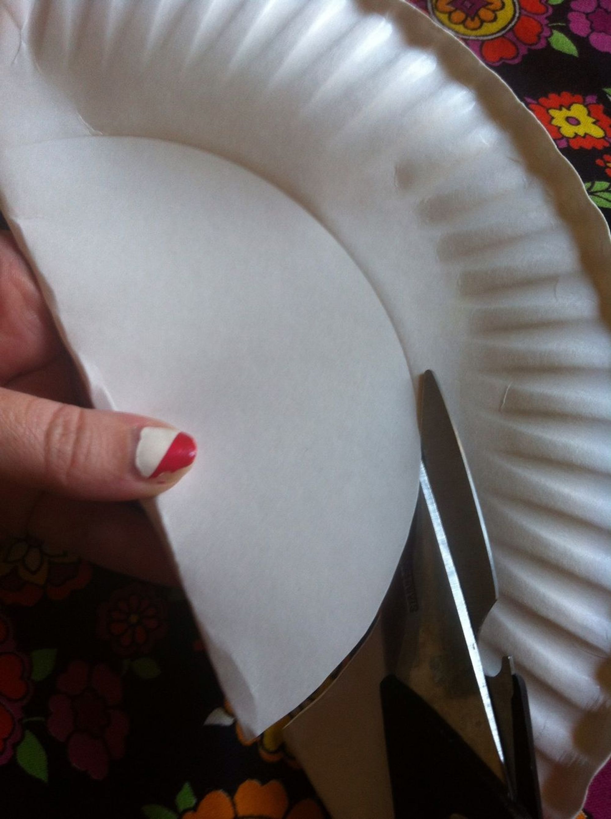 How to make an easy paper plate spinner - B+C Guides