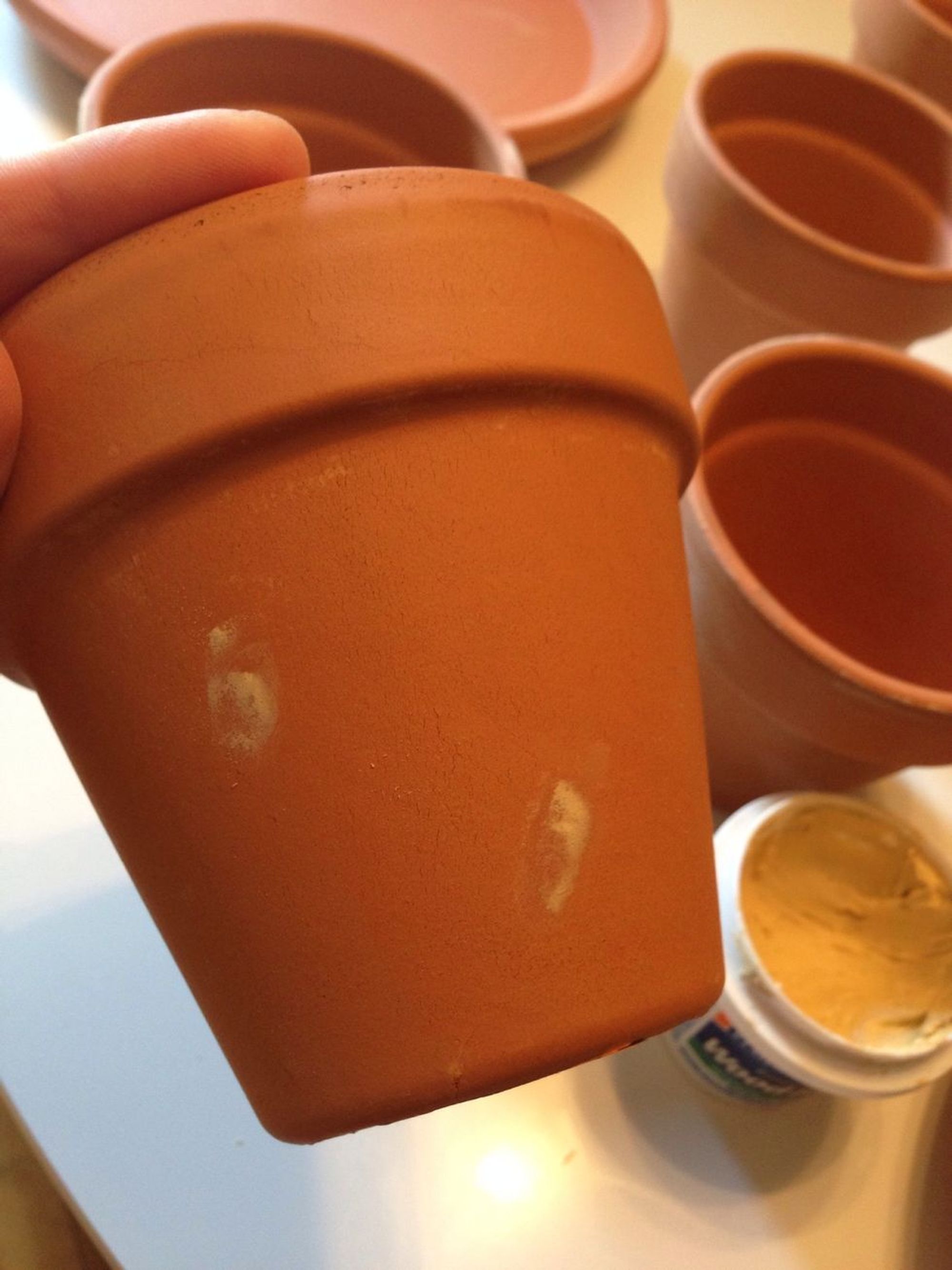 How to paint terra cotta pots B+C Guides
