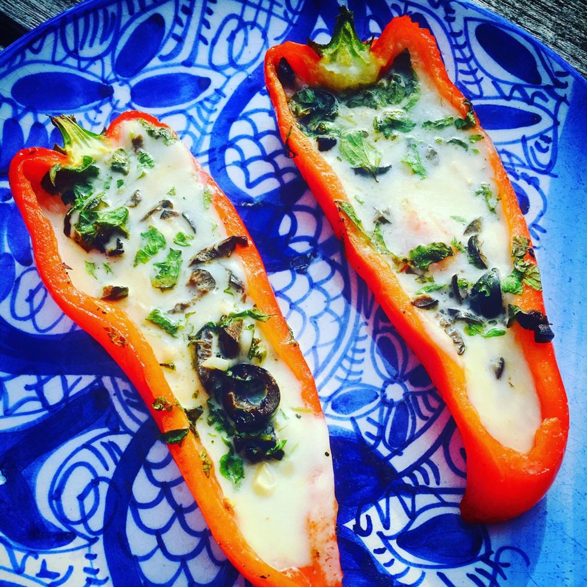 How to make healthy grilled & stuffed paprika B+C Guides