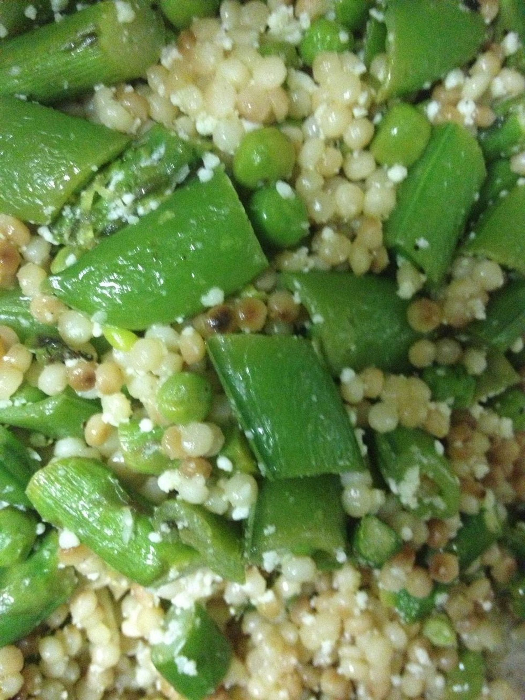 How to cook pearl couscous with fresh vegetables B+C Guides
