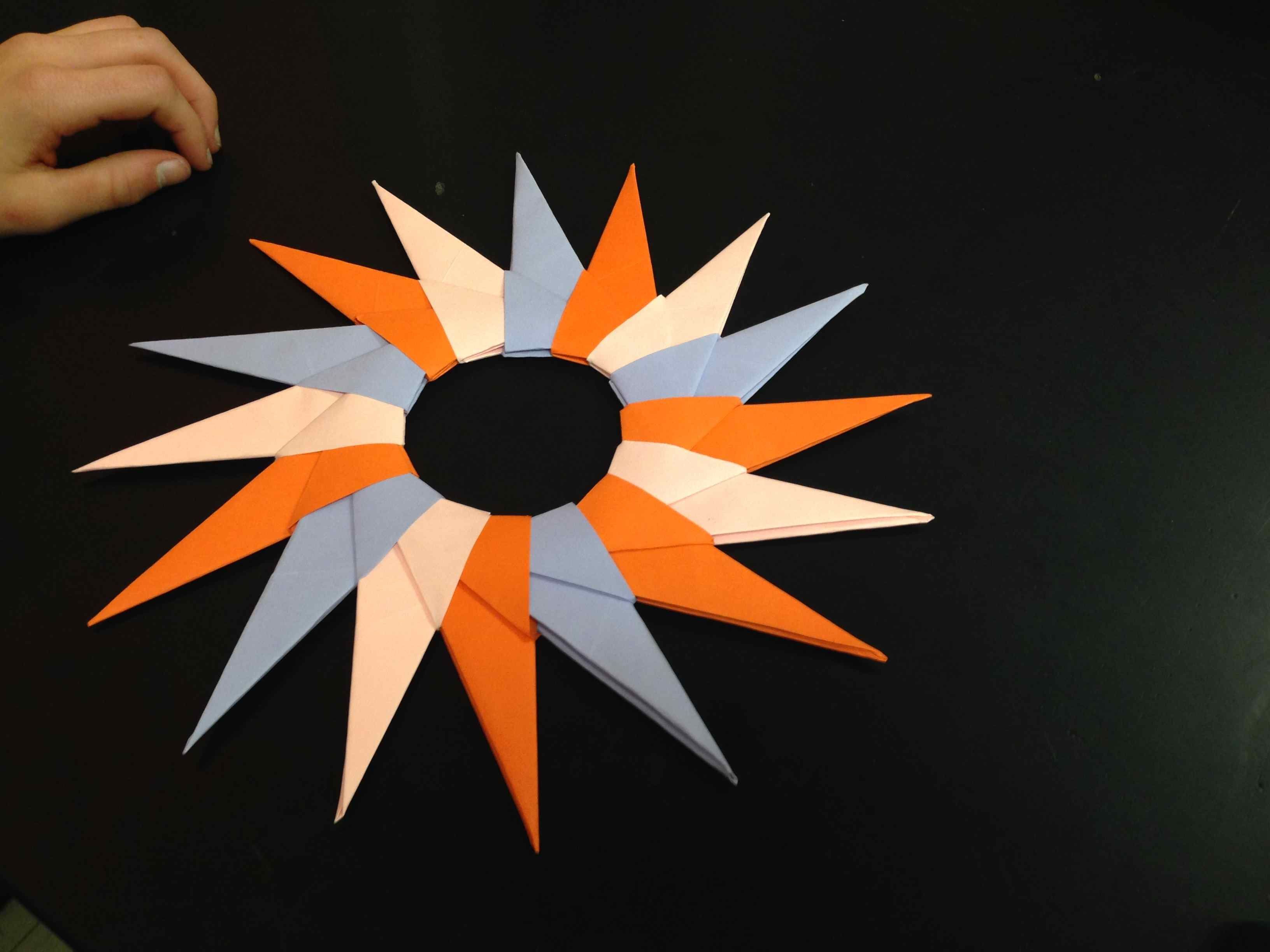 origami ninja star 8 point