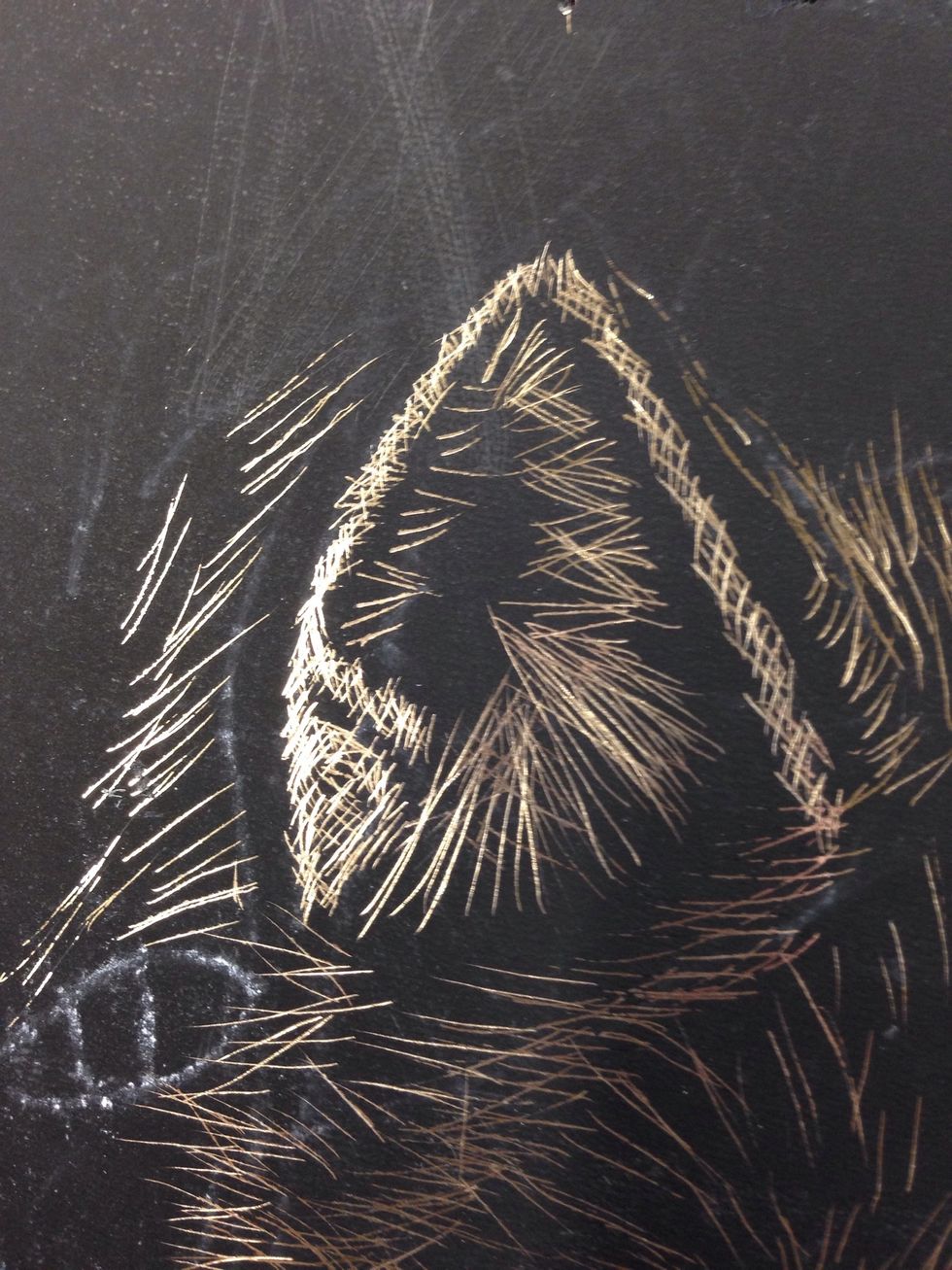 How to make a scratch art drawing B+C Guides