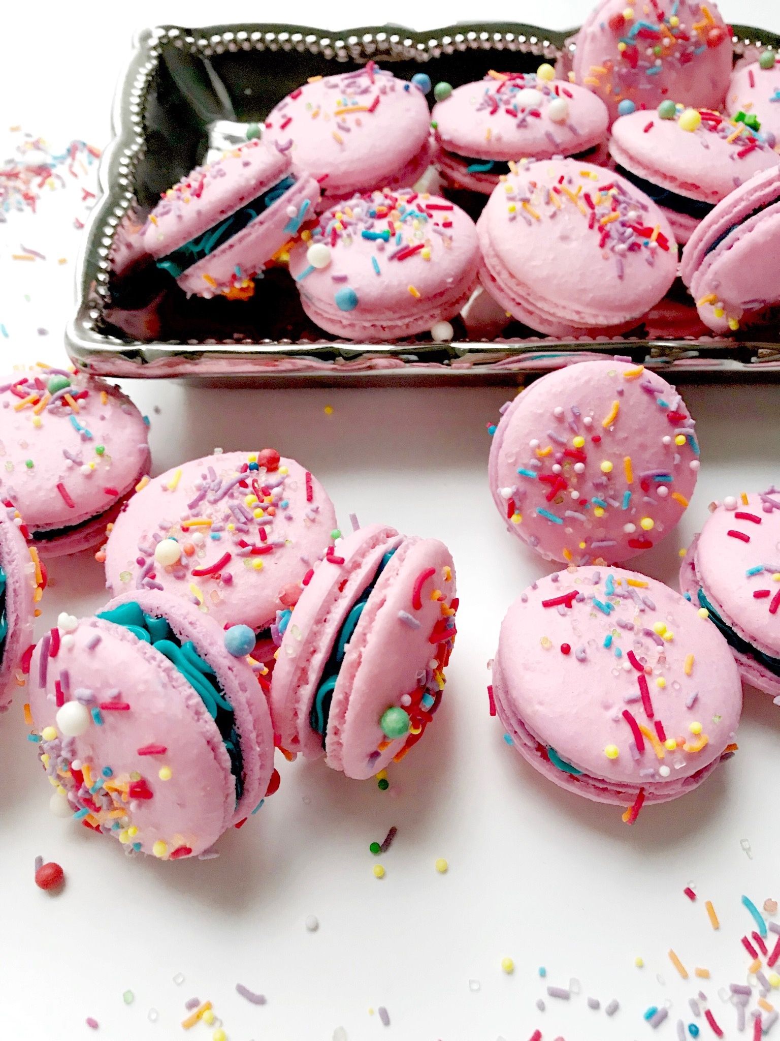 How To Make Cotton Candy Macarons - B+C Guides