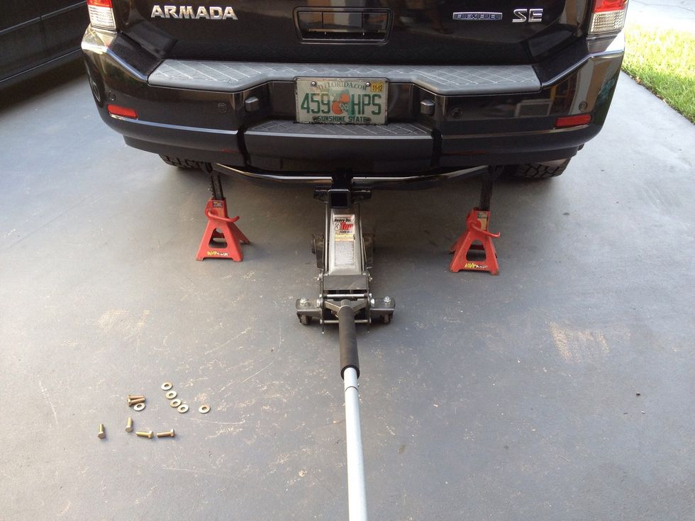 how to set up travel trailer hitch