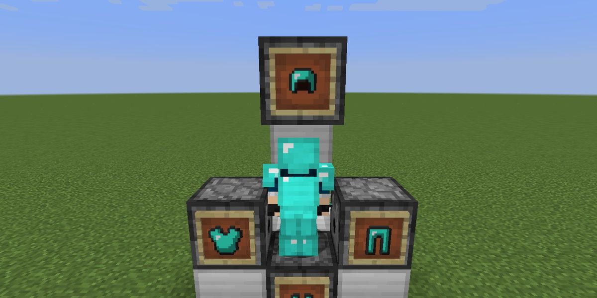 How to make an automatic armor equiper in minecraft. - B+C Guides