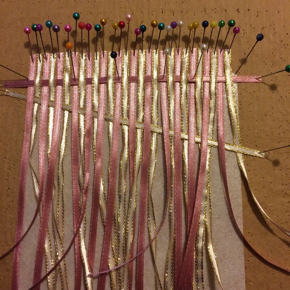 How to make a ribbon weave heart B+C Guides