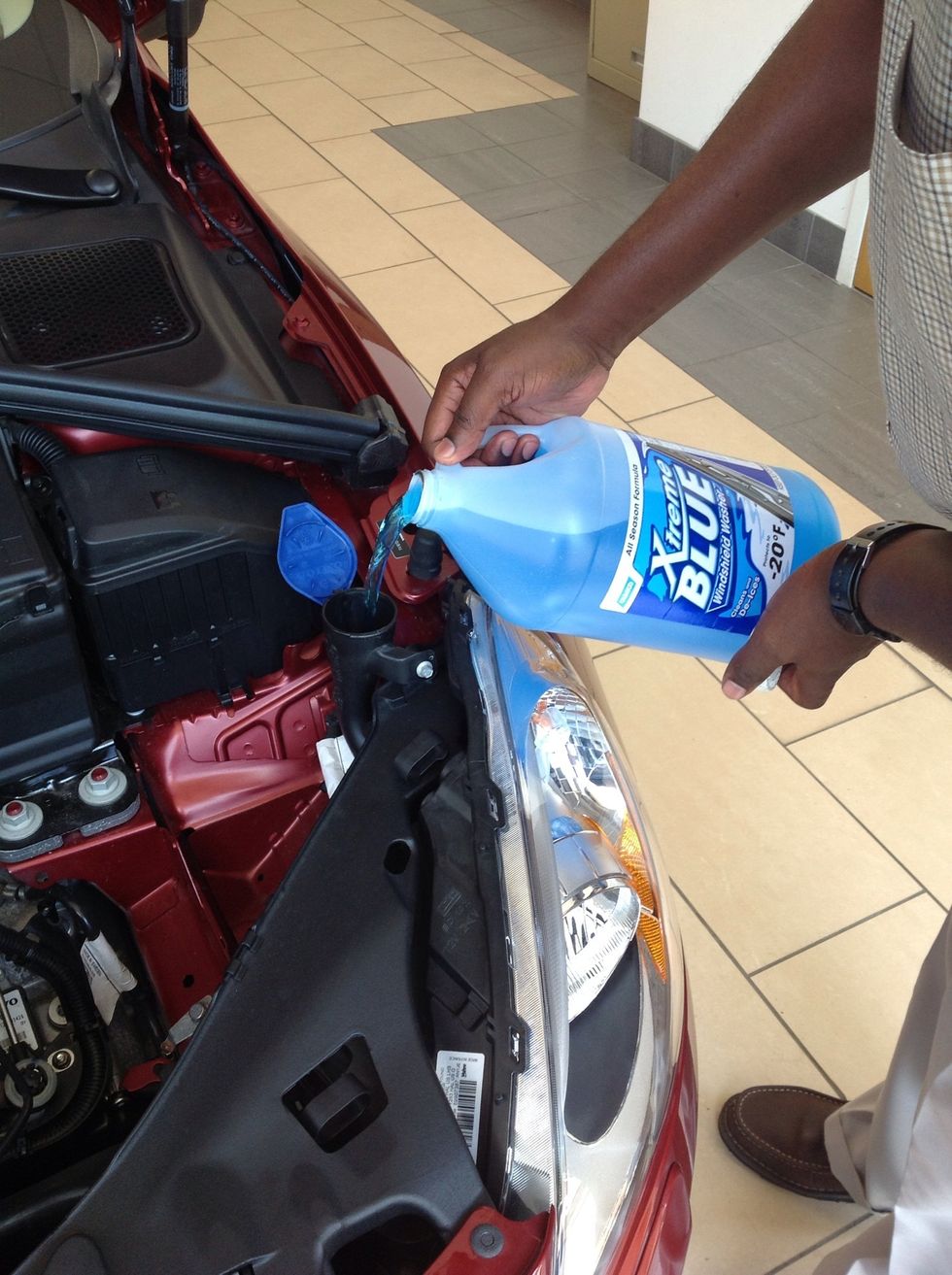 How to top off your washer fluid reservoir B+C Guides