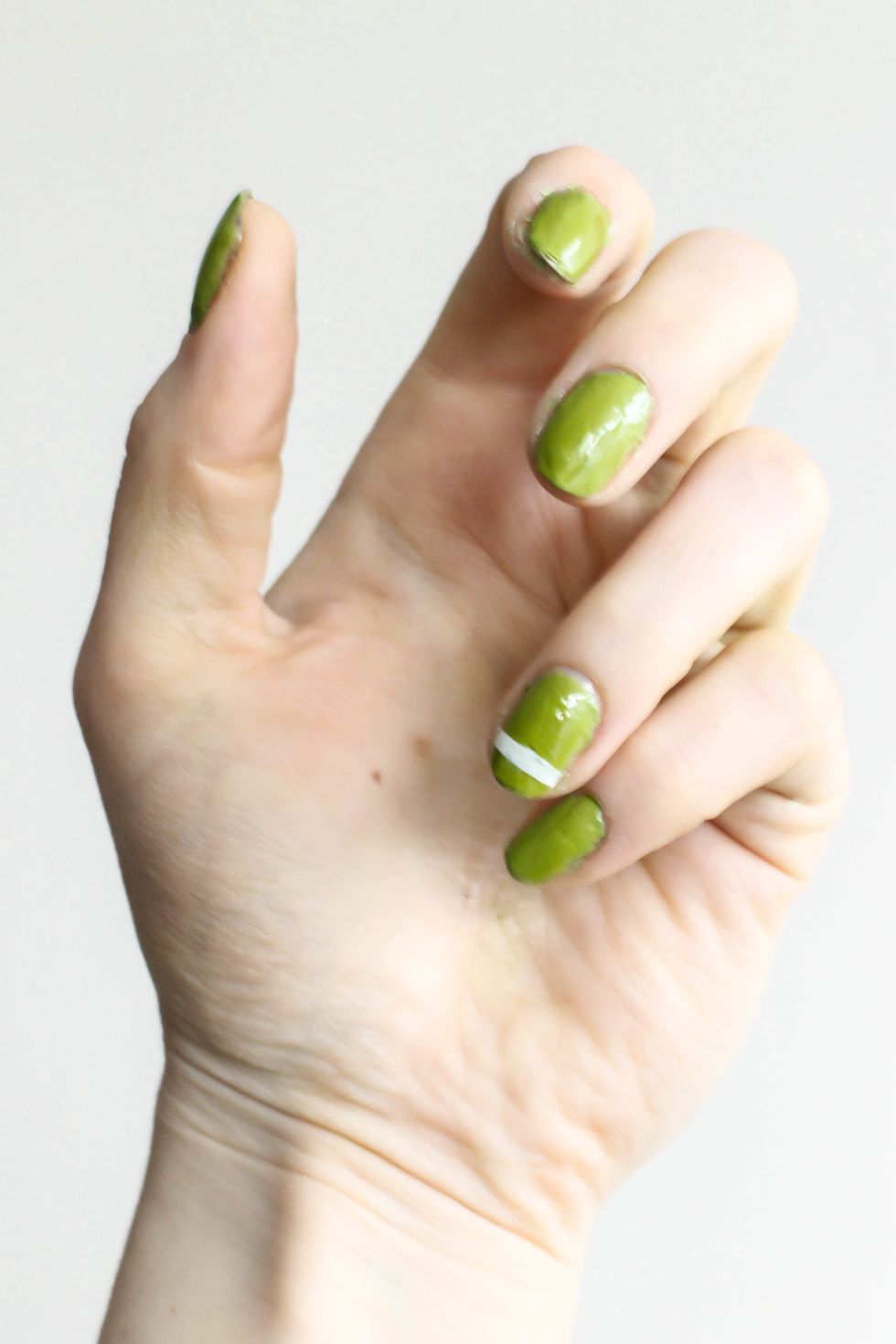 How to make a matcha green tea manicure B+C Guides