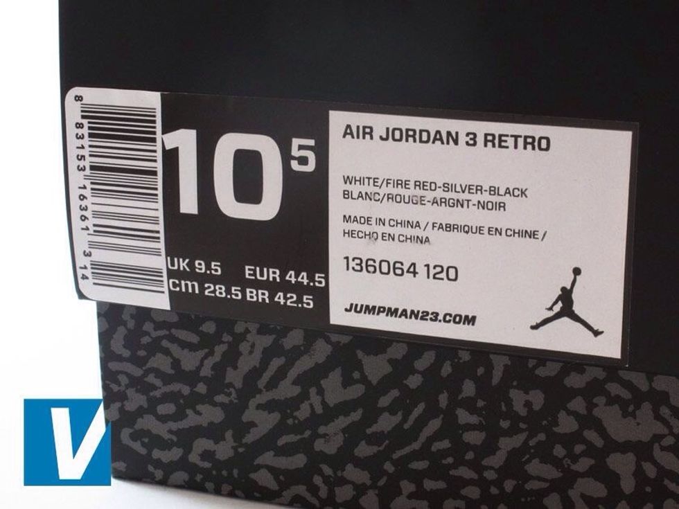 How to identify genuine nike air jordan 3 sneakers B+C Guides