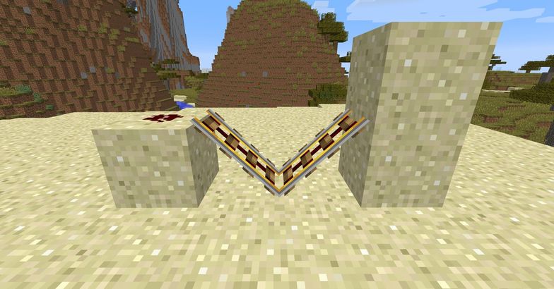 Replace The Rails On The Sides With A Block And Redstone Dust B C Guides