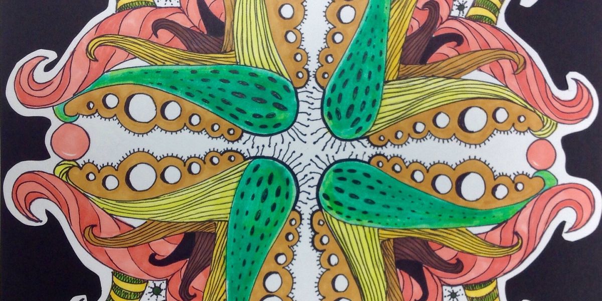 How to draw a kaleidoscope B+C Guides