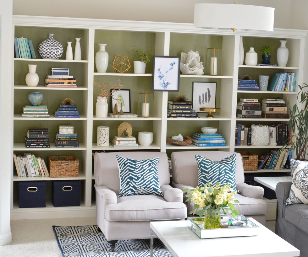 How to paint the back of your bookcase B+C Guides