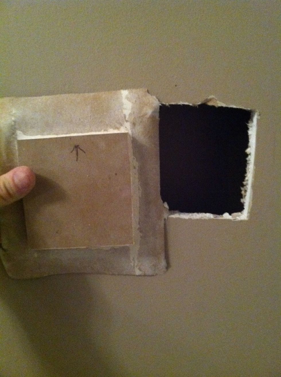 How to fix a door knob hole in drywall B+C Guides