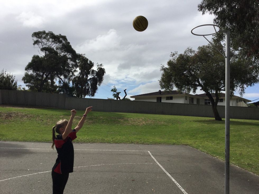 How to shoot a goal in netball B+C Guides