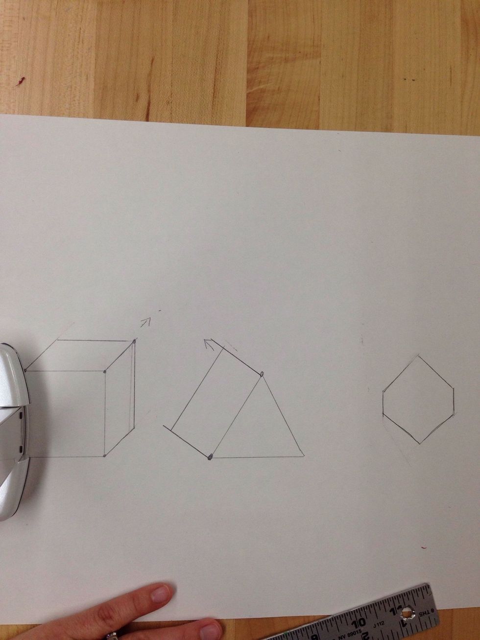 How to draw 3dimensional shapes. B+C Guides