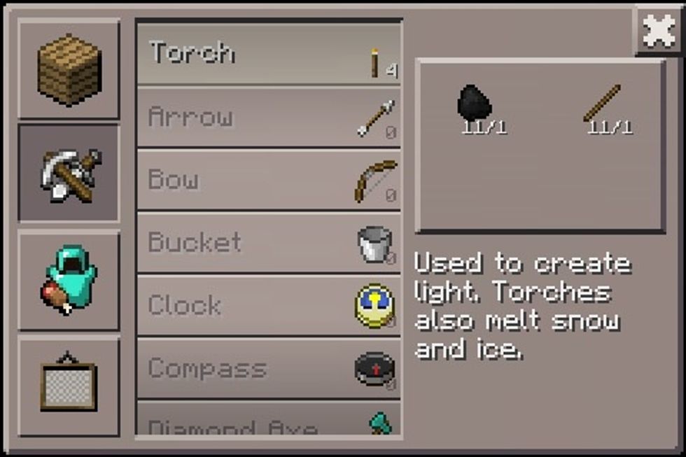 How to make a torch in minecraft B+C Guides