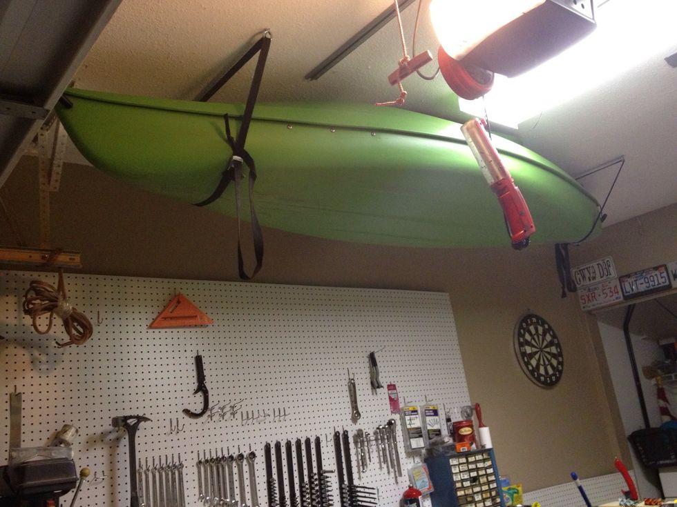 How to store kayaks on the roof of your garage B+C Guides