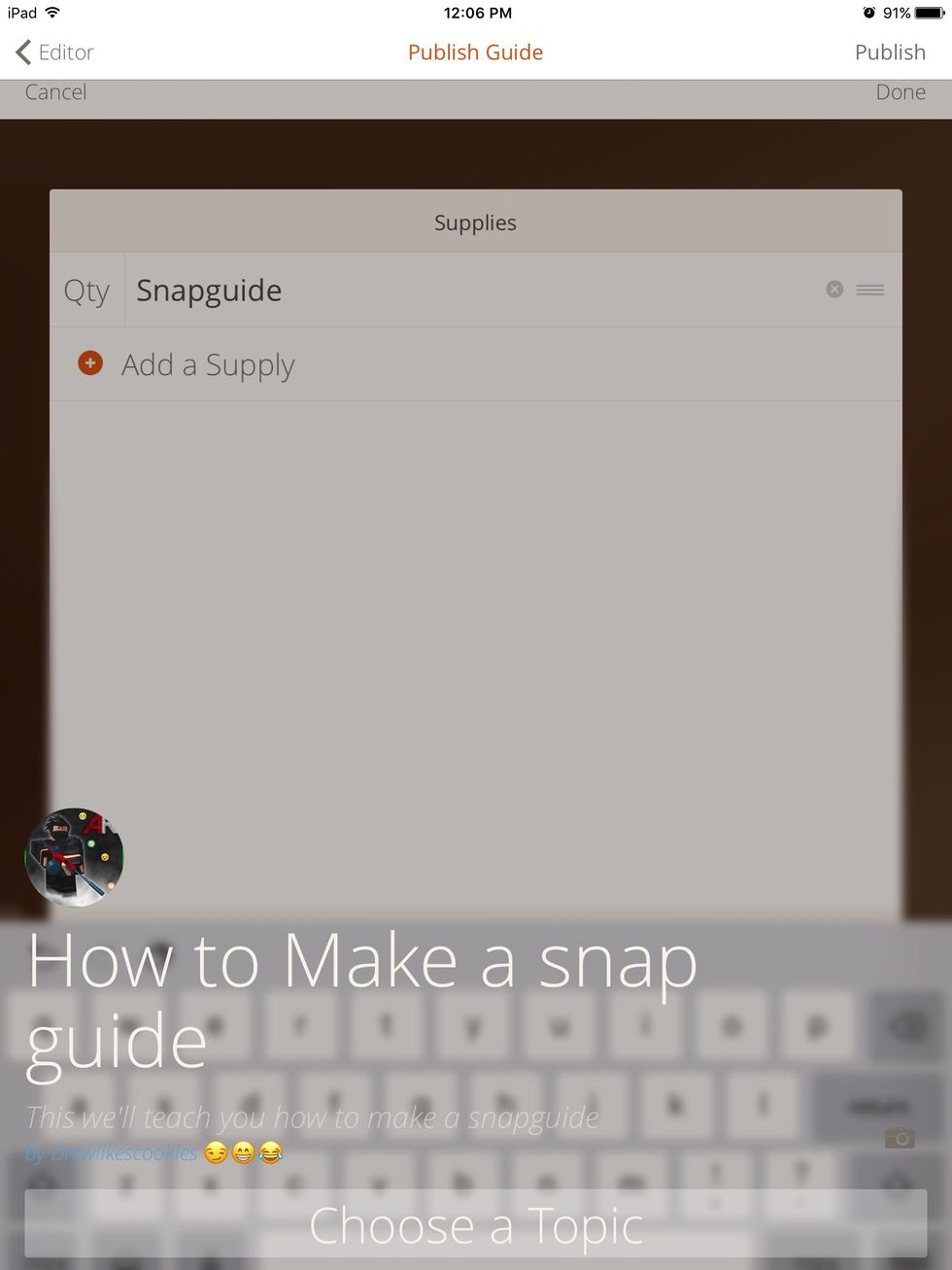 How to make a snap guide B+C Guides