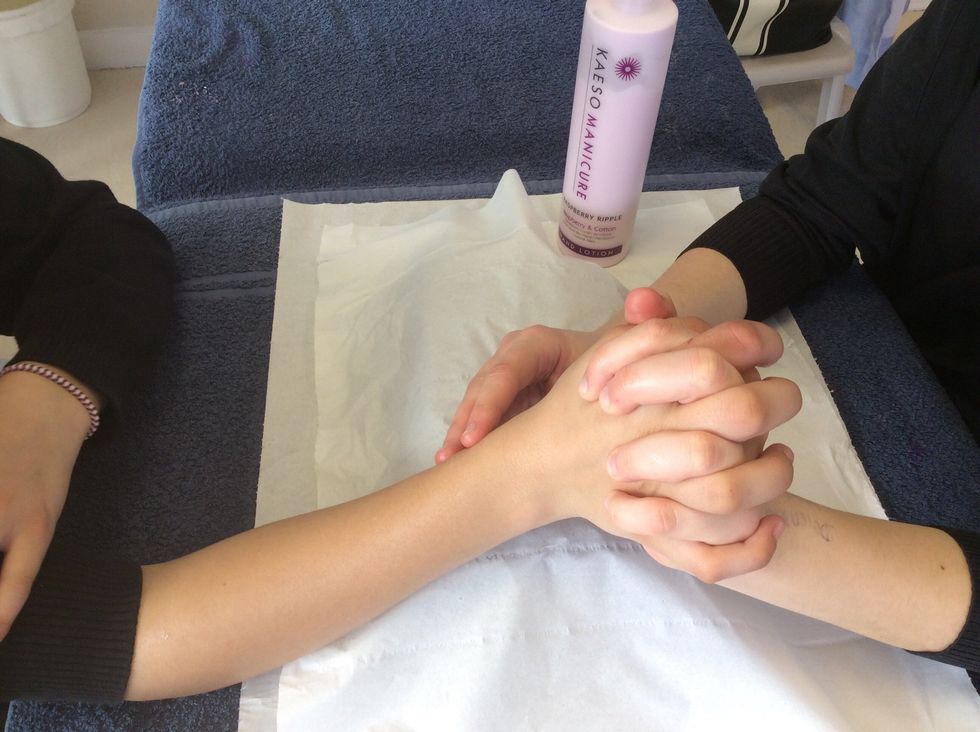 How to do a hand & arm massage B+C Guides