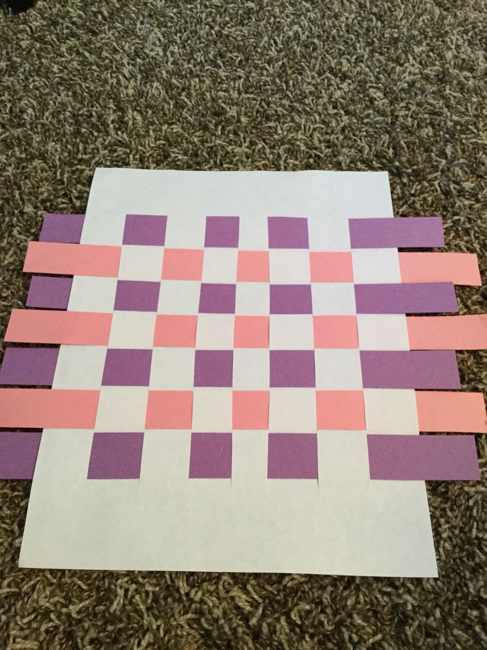 How to weave paper B+C Guides