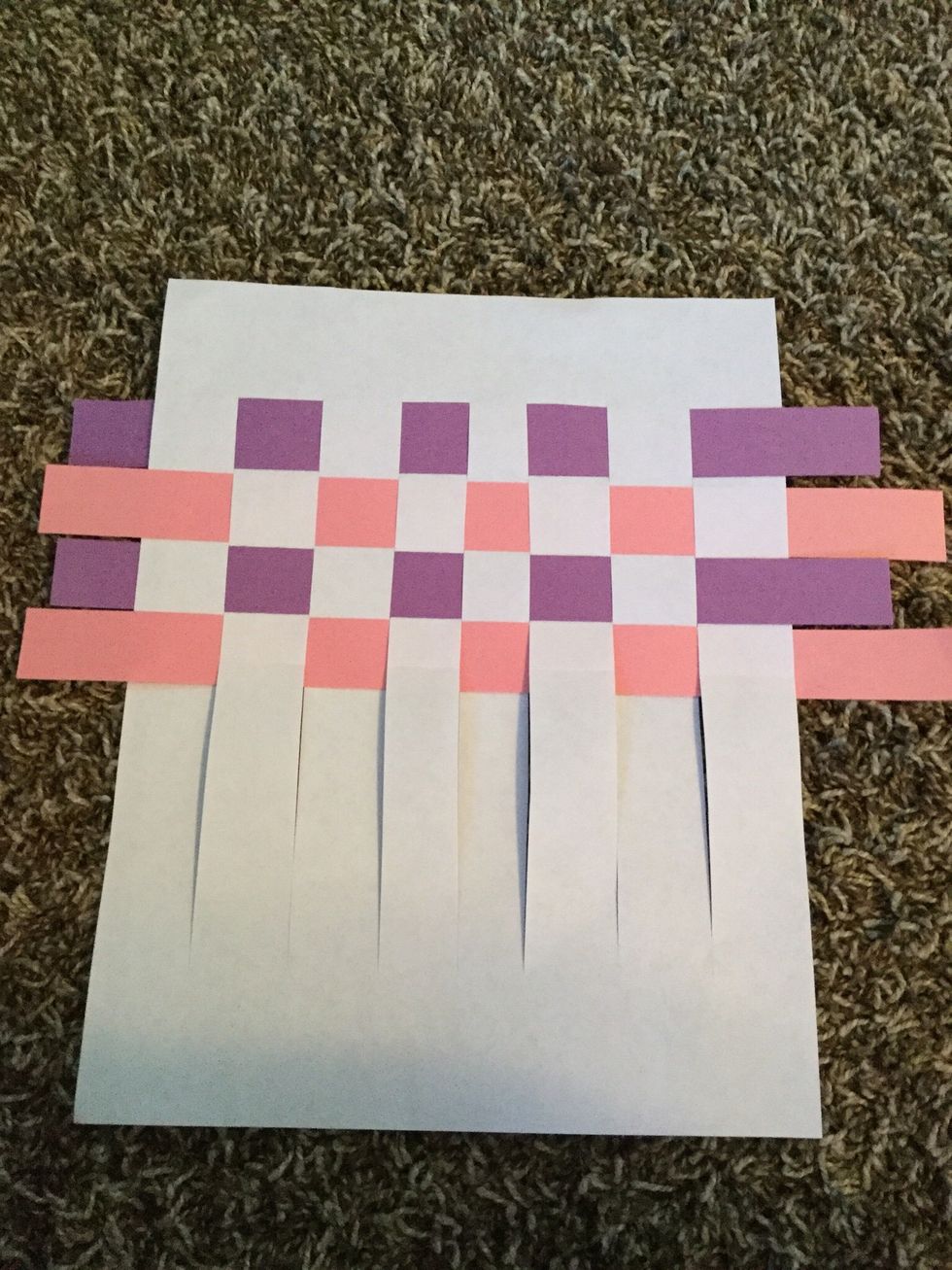 How to weave paper B+C Guides