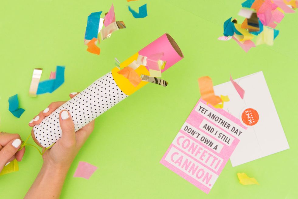 How to make a confetti cannon B+C Guides
