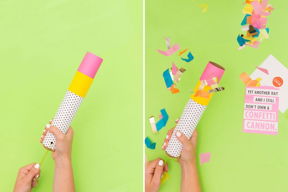 How to make a confetti cannon B+C Guides