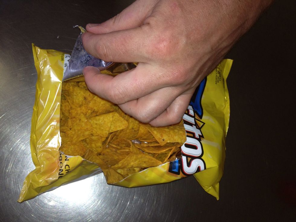 How to open a bag of chips to share B+C Guides