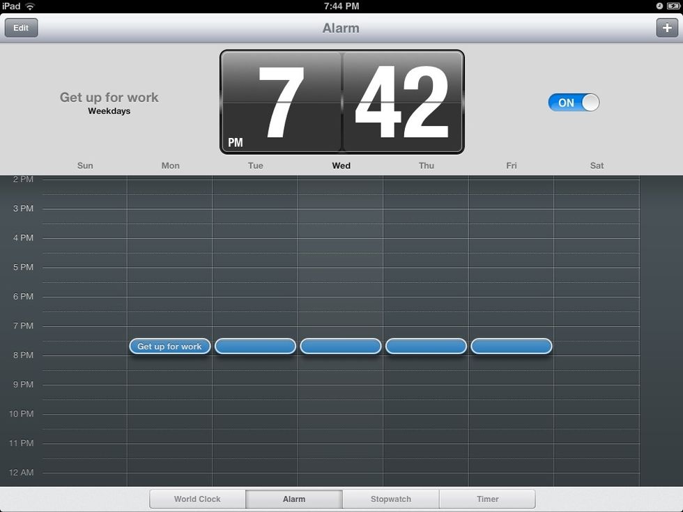 How to set up an alarm on your ipad. B+C Guides