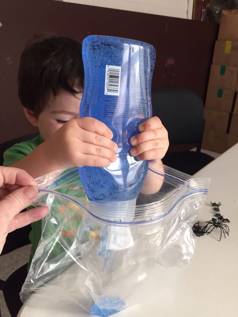 Hair Gel Ziplock Bag Create A Colorful Glitter And Gel Sensory Bag