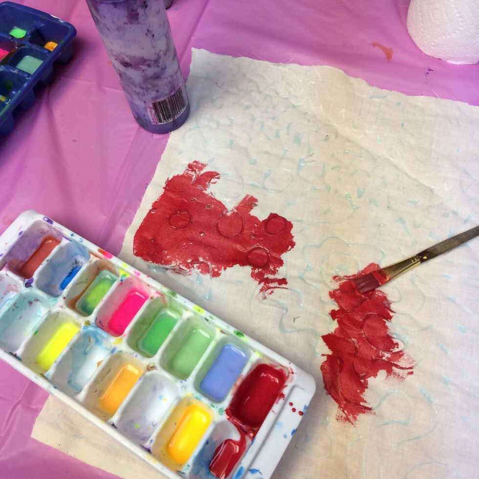 How to batik with glue and acrylic paint B+C Guides