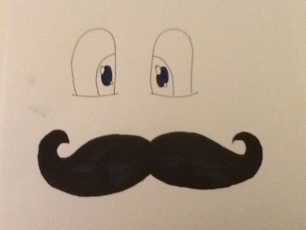 How to draw a mustache B+C Guides