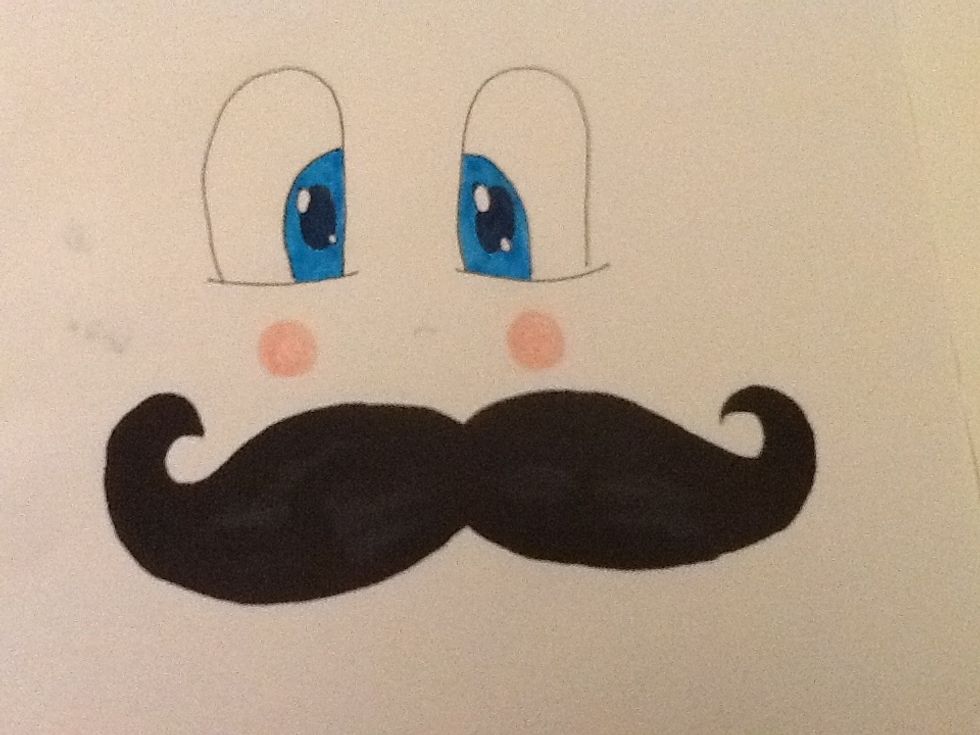 How to draw a mustache B+C Guides