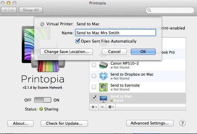 printopia or fingerprint printopia or fingerprint