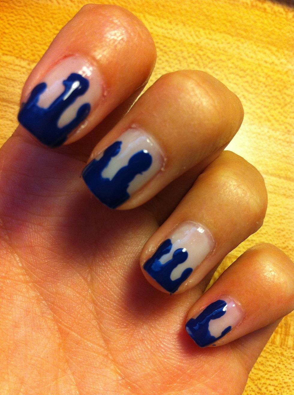 How to create dripping nails B+C Guides
