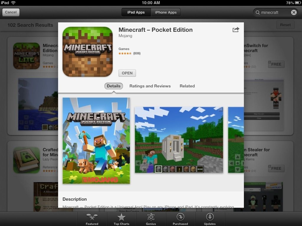 minecraft android play store