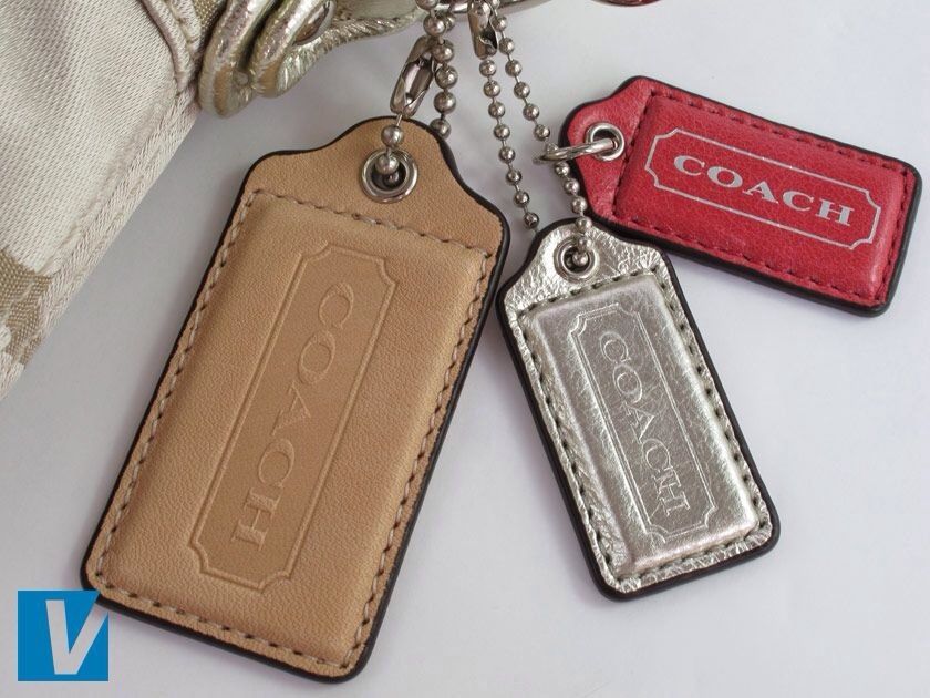 バッグ Coach Hang Tag 7-Piece Set Charms Coach Bag Tag Coach Lot Bag Purse Charm Hang Tag Key Chain Fob